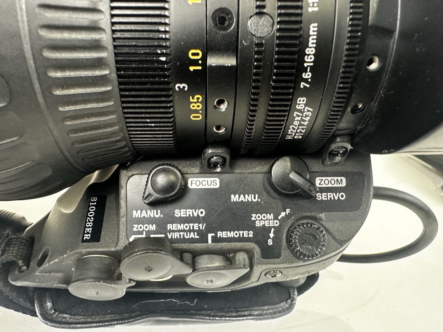 Canon HJ22ex7.6B IASE HD Broadcast Lens with Focus & Zoom | 5350